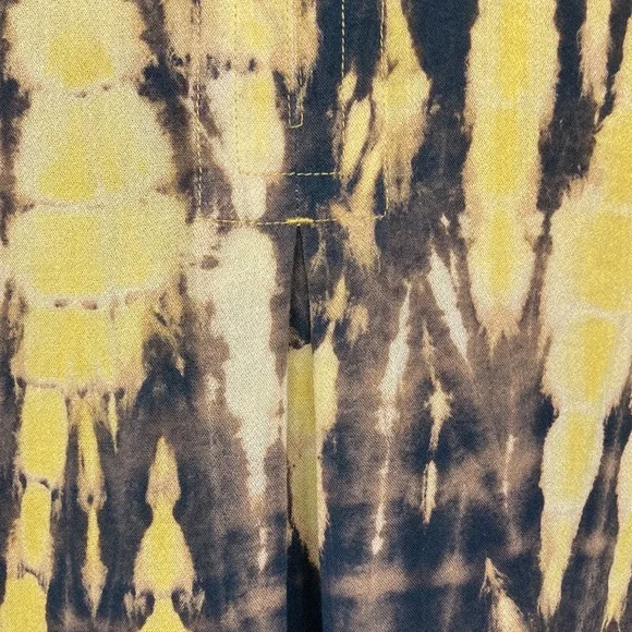 John Mark Yellow and Black Tie-Dye Tunic - Picture 15 of 15